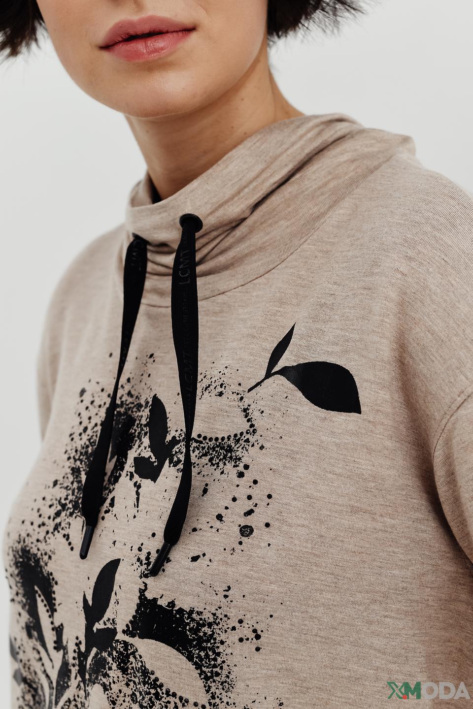 Футболка Lecomte с цветочным принтом