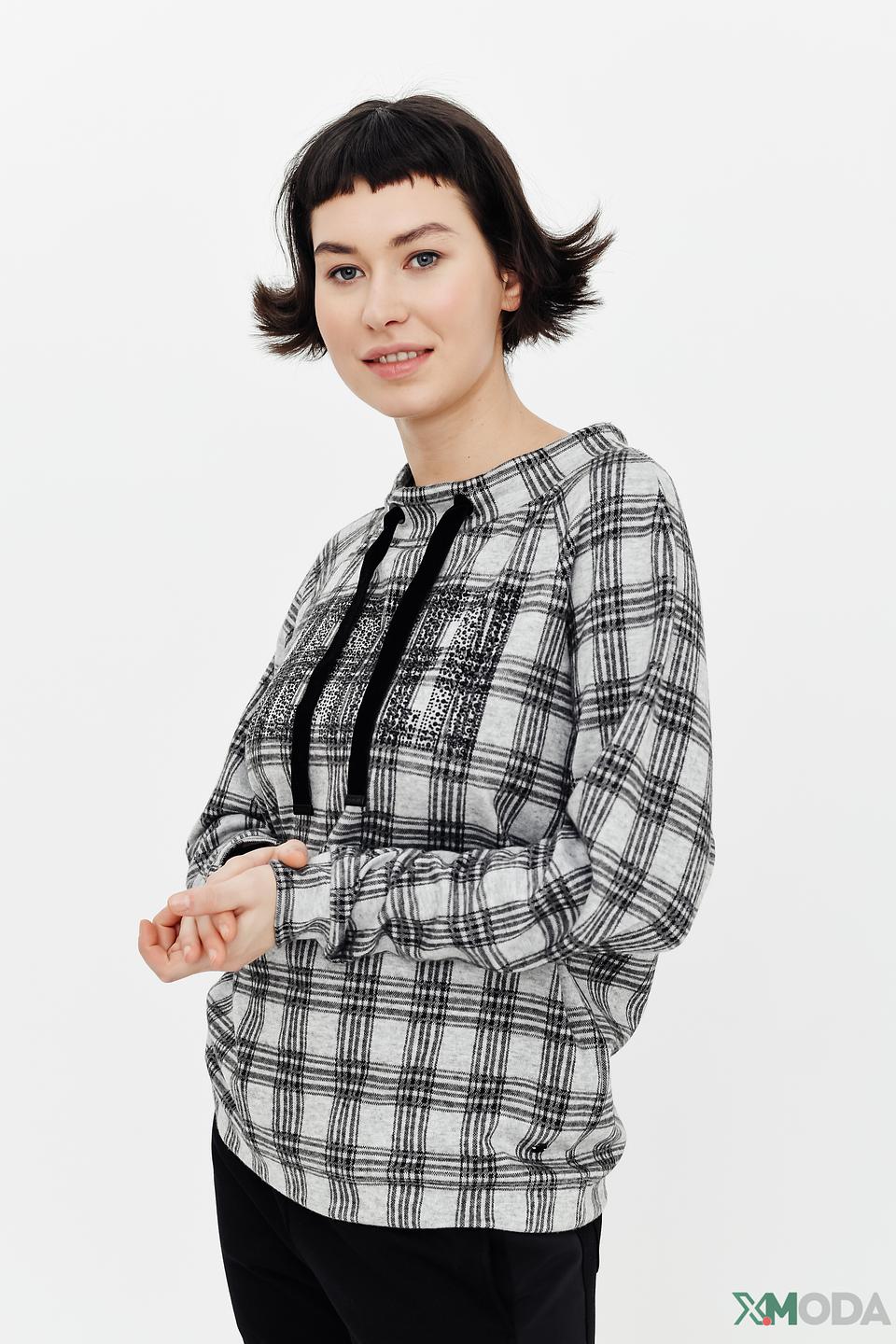 Пуловер Monari в клетку