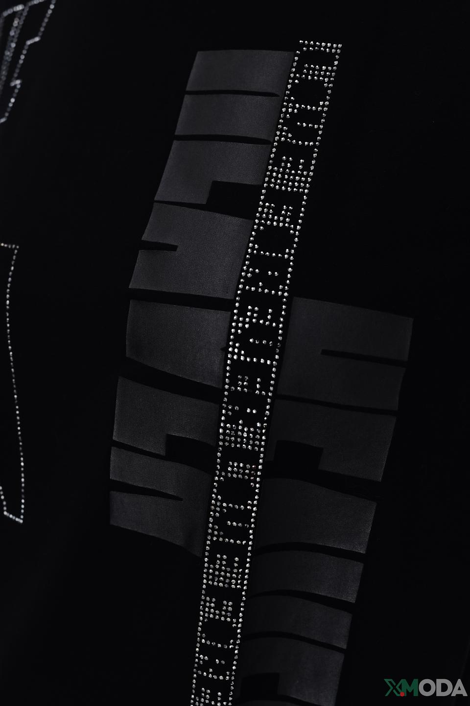 Лонгслив Monari черный с принтом