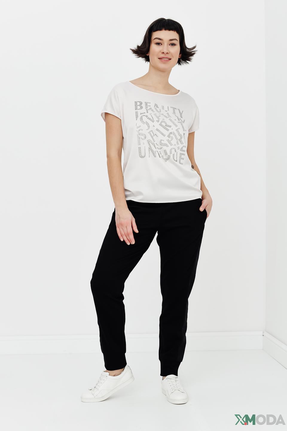 Брюки Monari черные с манжетами