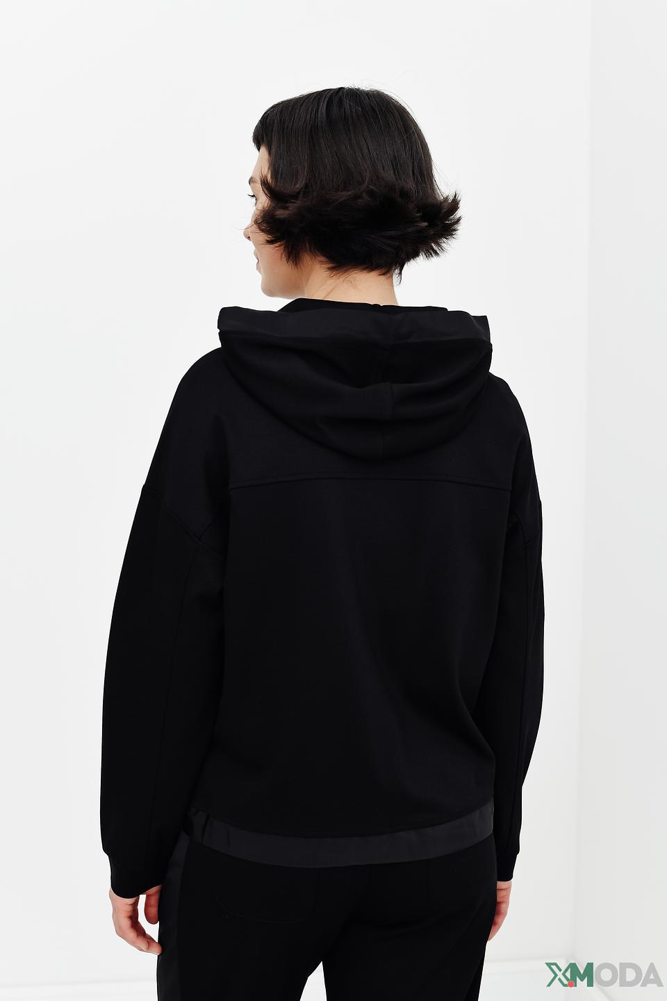 Жакет Monari с капюшоном чёрный