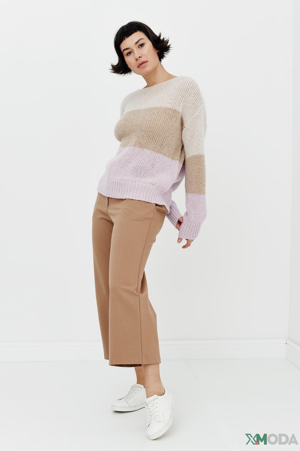 Пуловер Cinque в полоску лавандовый