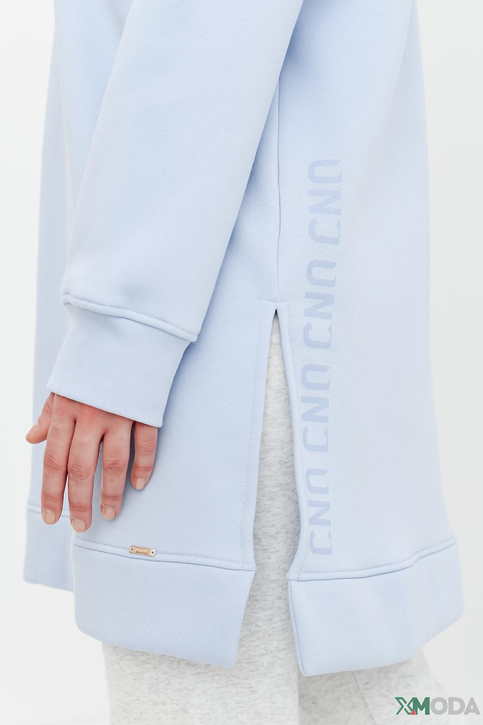 Платье-худи Cinque голубое