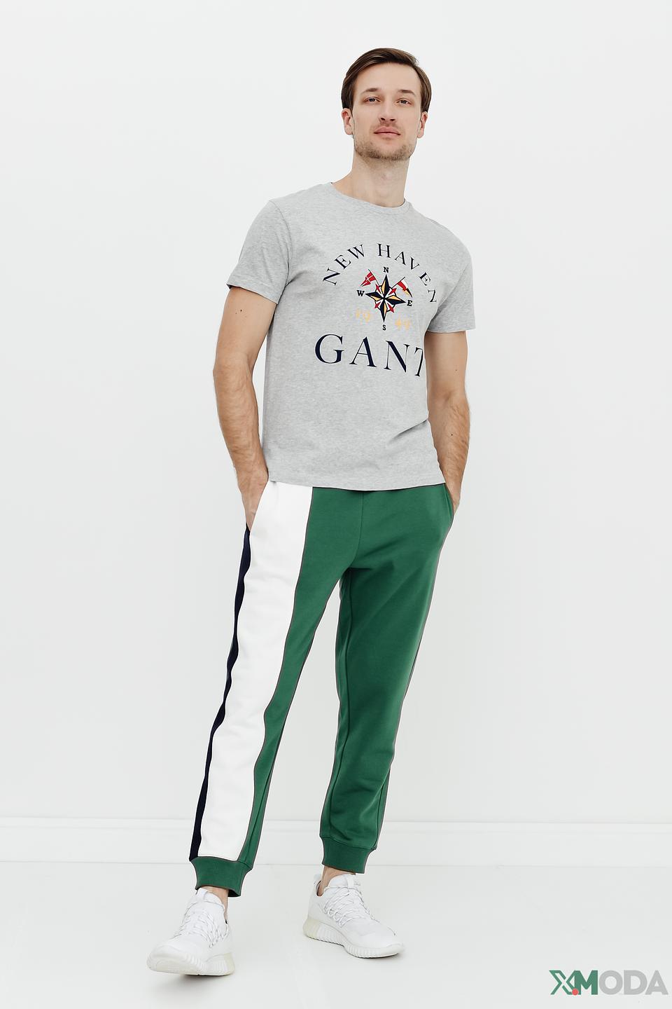 Футболка Gant New Haven серый