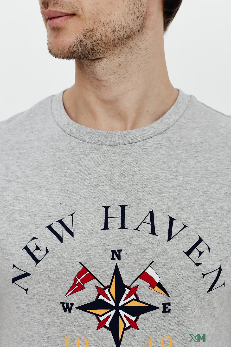 Футболка Gant New Haven серый