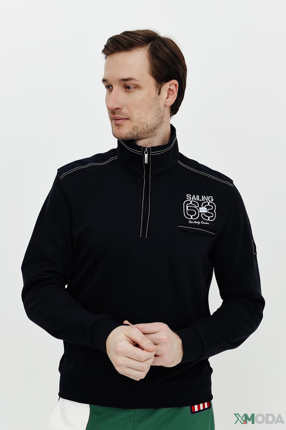 Джемпер Monte Carlo с логотипом чёрный