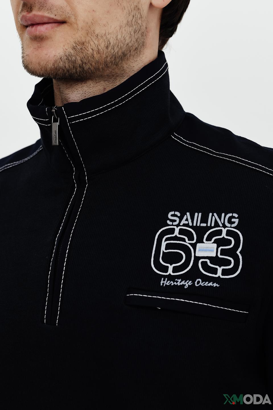 Джемпер Monte Carlo с логотипом чёрный