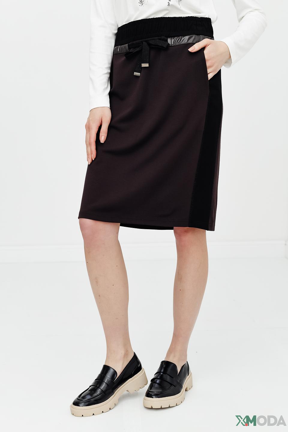 Юбка Betty Barclay чёрная с поясом