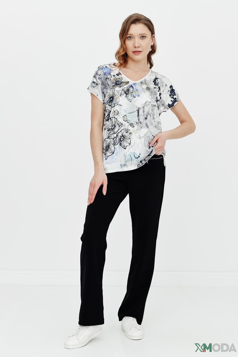 Брюки Betty Barclay чёрные с молниями