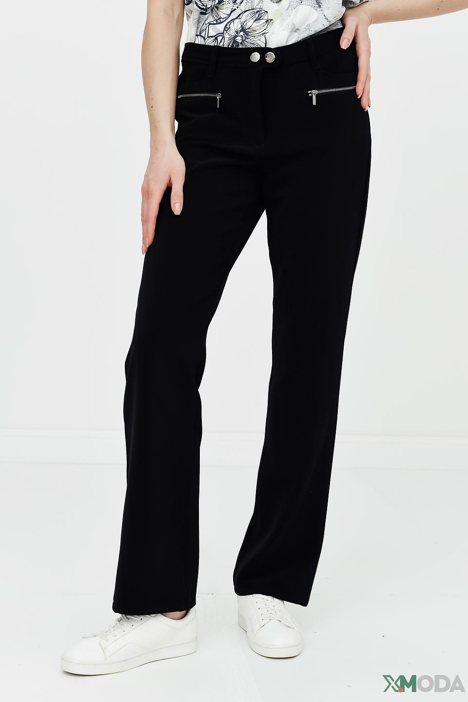 Брюки Betty Barclay чёрные с молниями