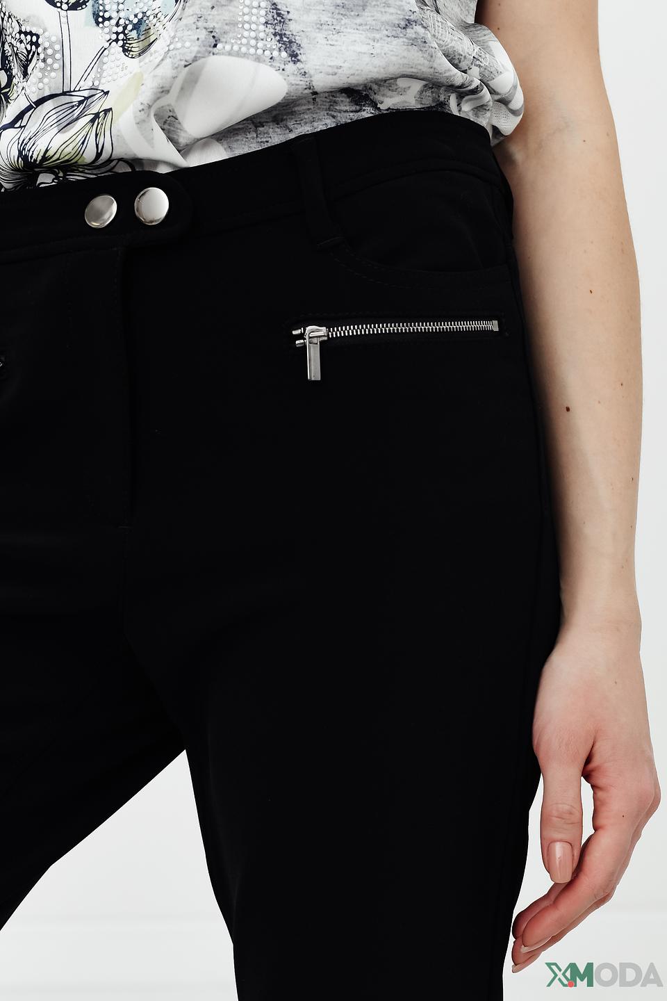 Брюки Betty Barclay чёрные с молниями