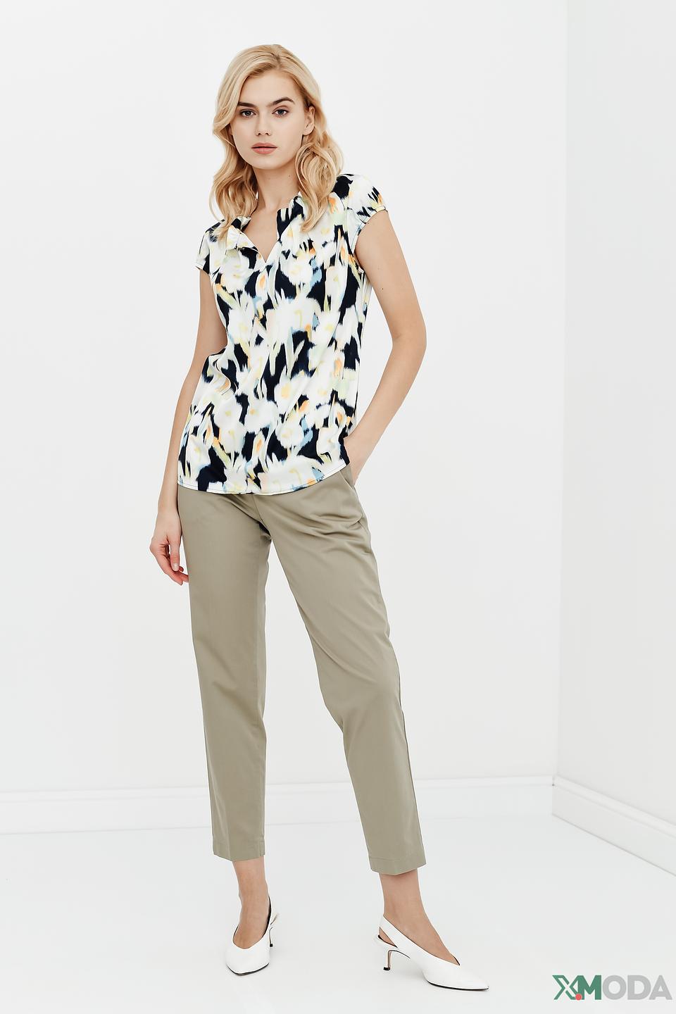 Топ Comma с абстрактным принтом