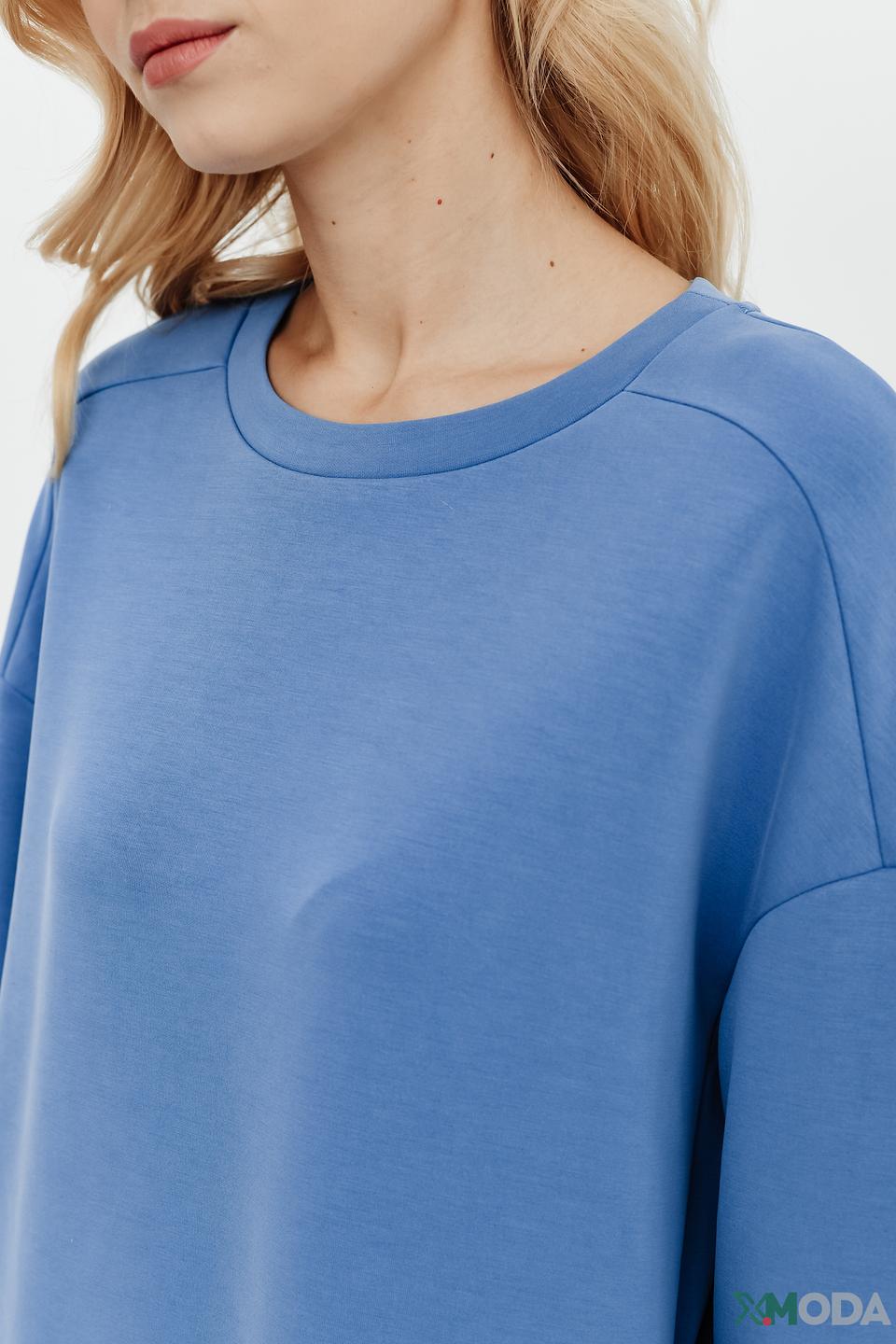 Платье Betty and Co голубое оверсайз