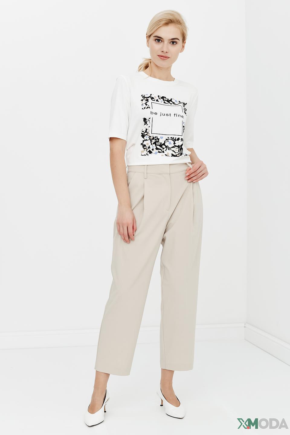 Брюки Rich and Royal бежевые