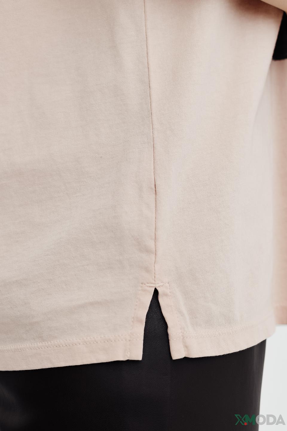 Футболка Oui с принтом розовый