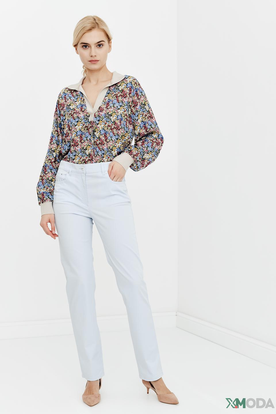 Брюки Zerres голубые прямые