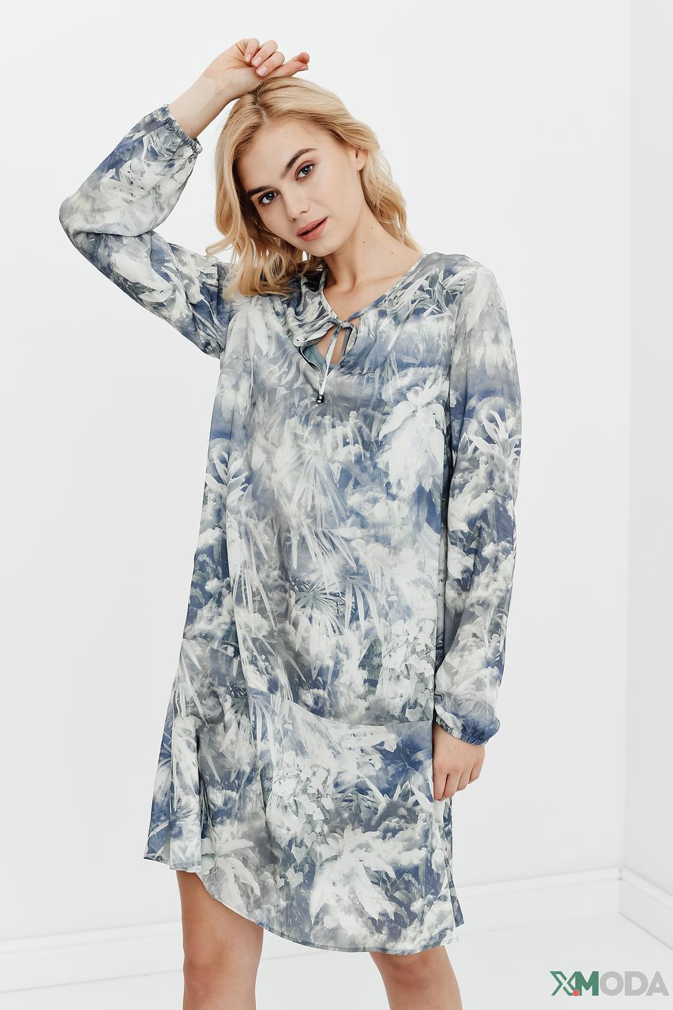 Платье Lecomte с цветочным принтом