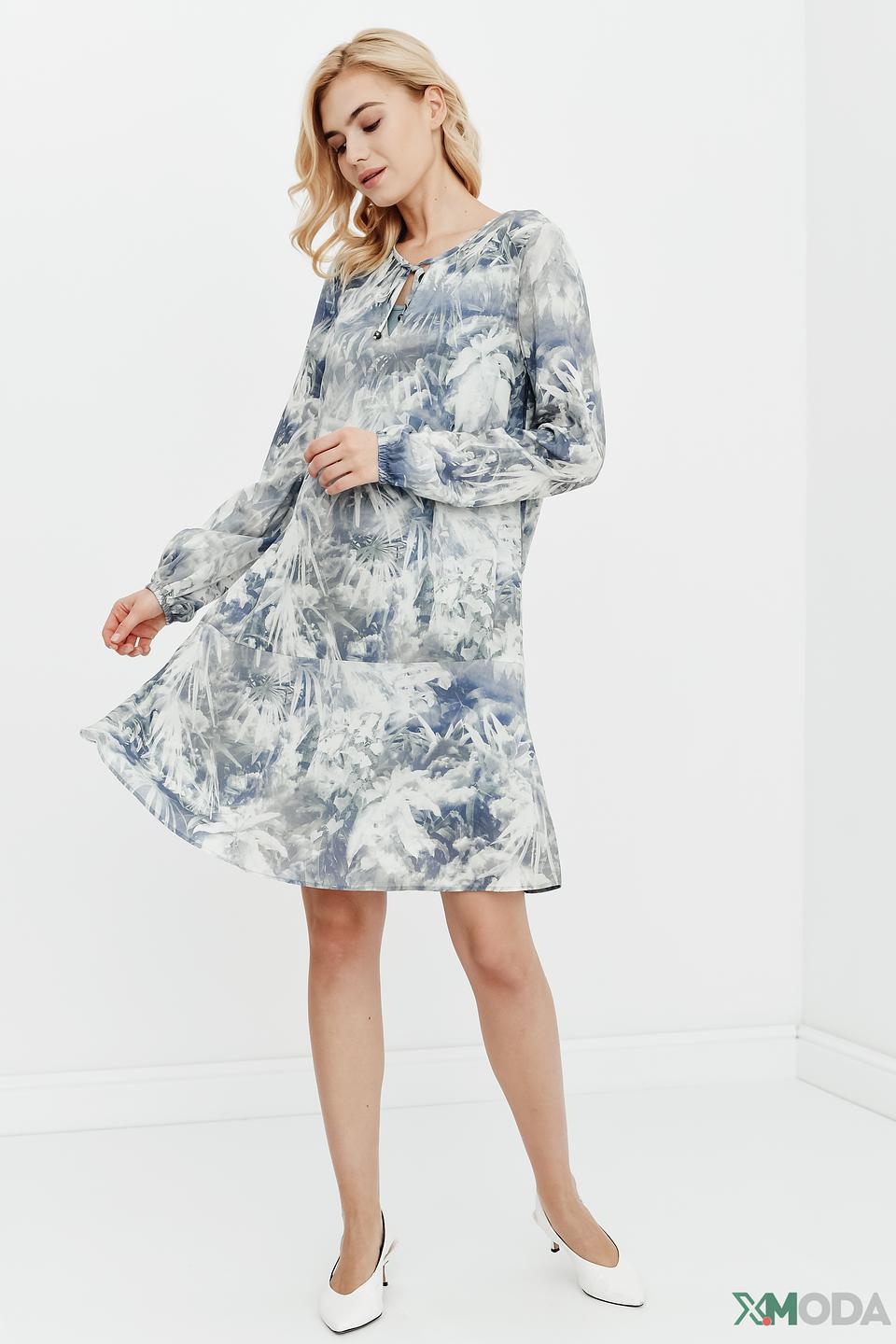 Платье Lecomte с цветочным принтом