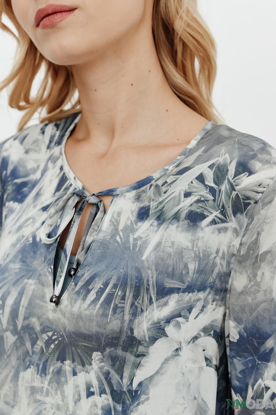 Платье Lecomte с цветочным принтом