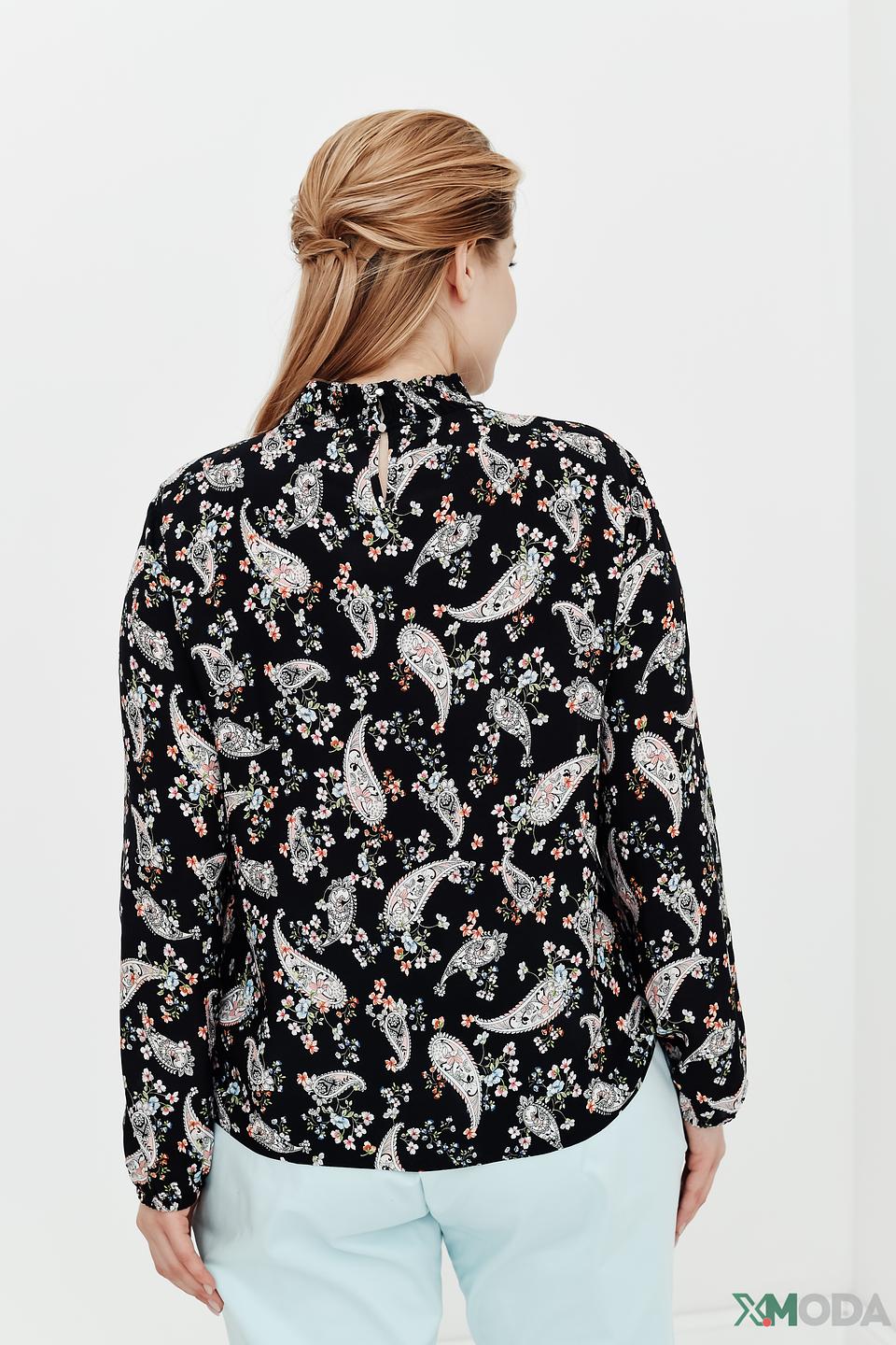 Блуза Thomas Rabe с принтом пейсли