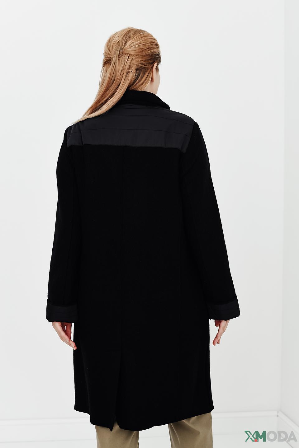 Пальто Doris Streich чёрное стеганое