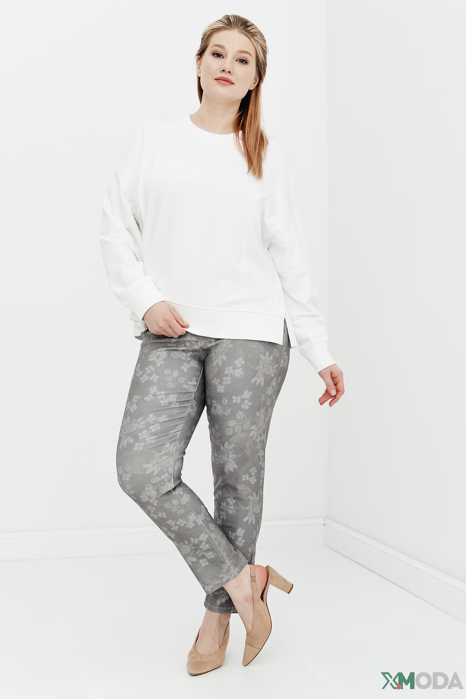 Пуловер Gerry Weber белый с рукавом-фонариком