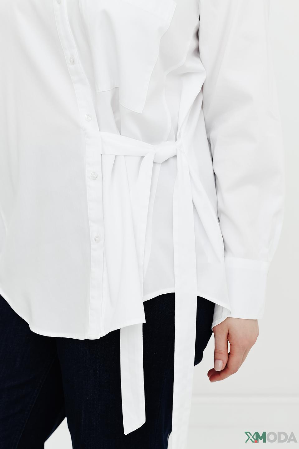 Рубашка Gerry Weber EDITION белая с завязкой