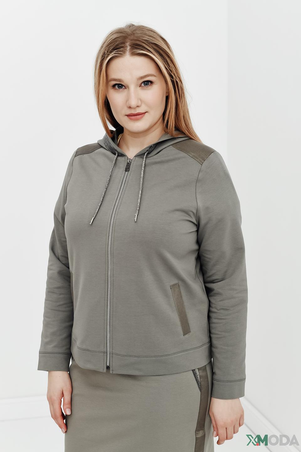 Жакет Thomas Rabe хаки с капюшоном