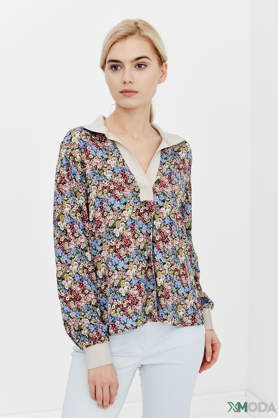 Блуза Rich and Royal с цветочным принтом