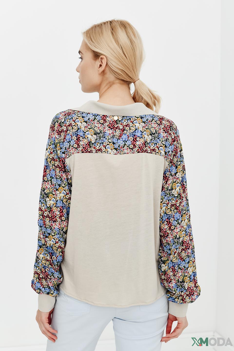 Блуза Rich and Royal с цветочным принтом