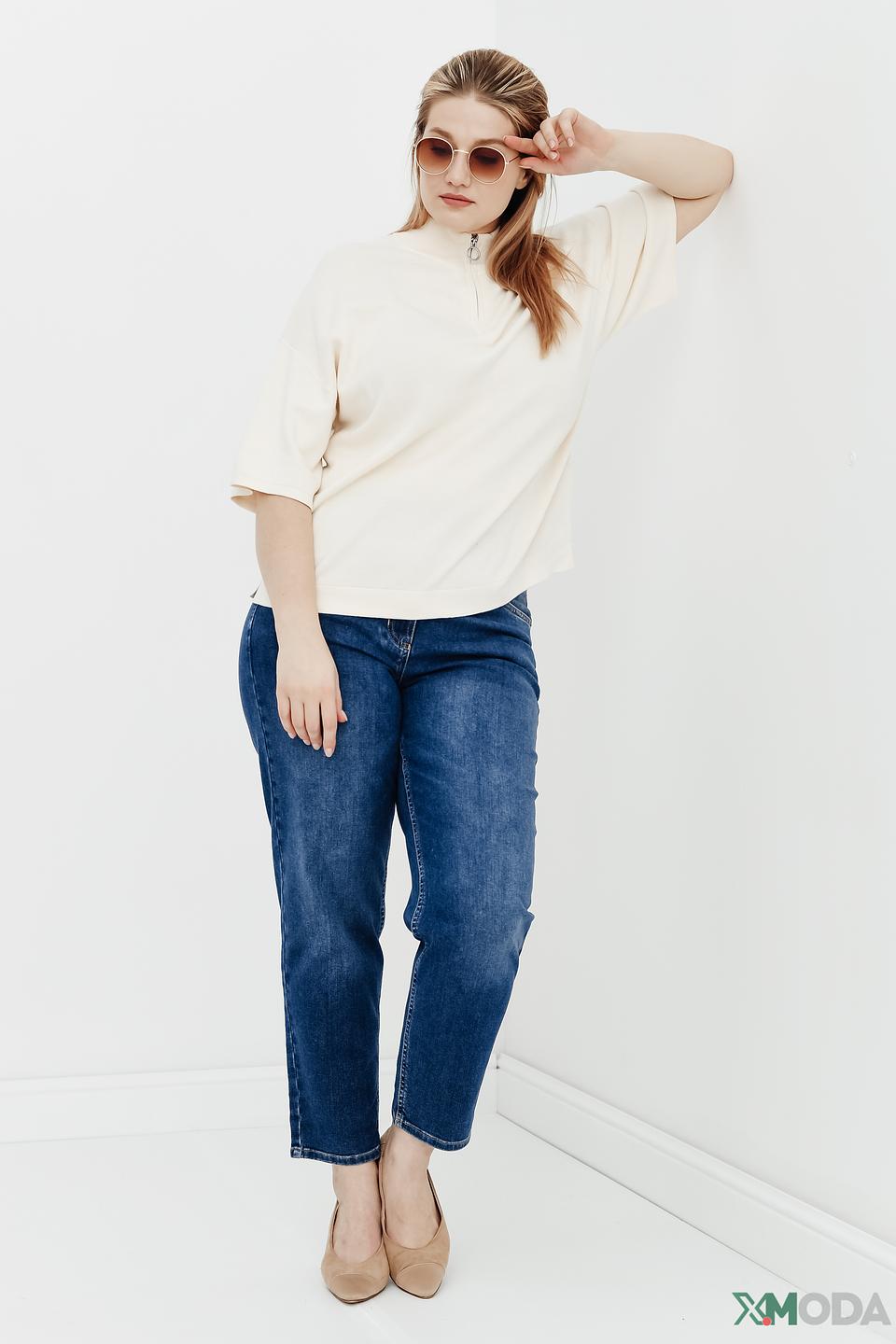 Джинсы Gerry Weber синие с потертостями