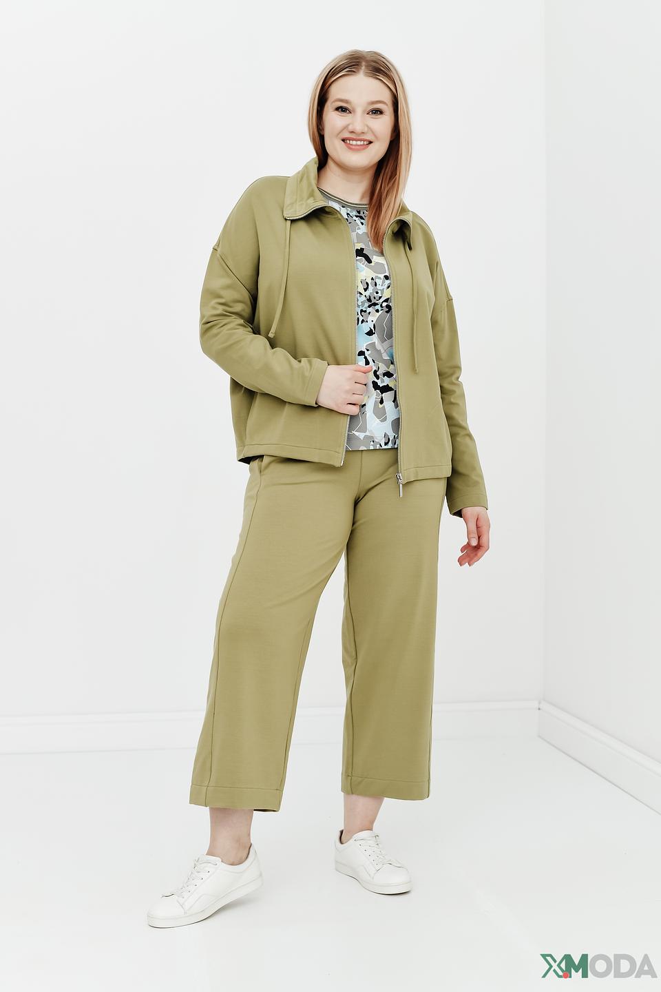 Толстовка Gerry Weber хаки на молнии