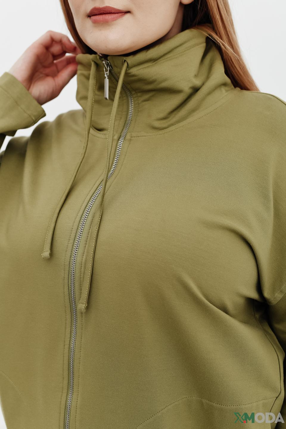 Толстовка Gerry Weber хаки на молнии