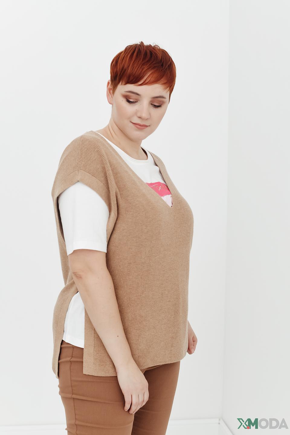 Жилет Via Appia DUE бежевый