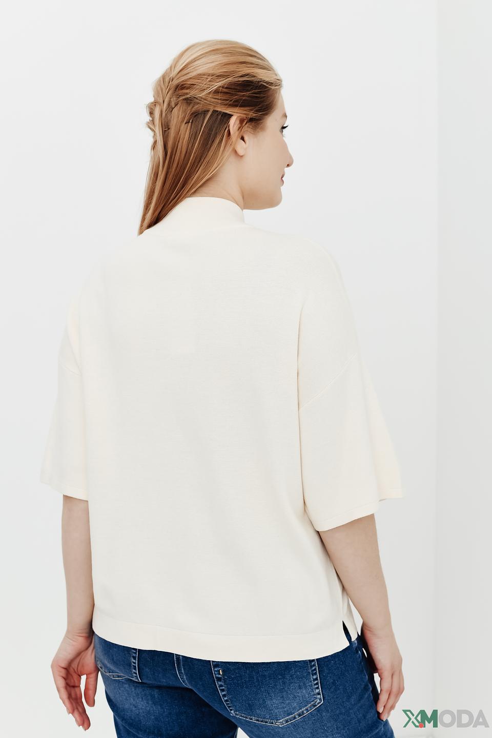 Пуловер Gerry Weber с молнией кремовый