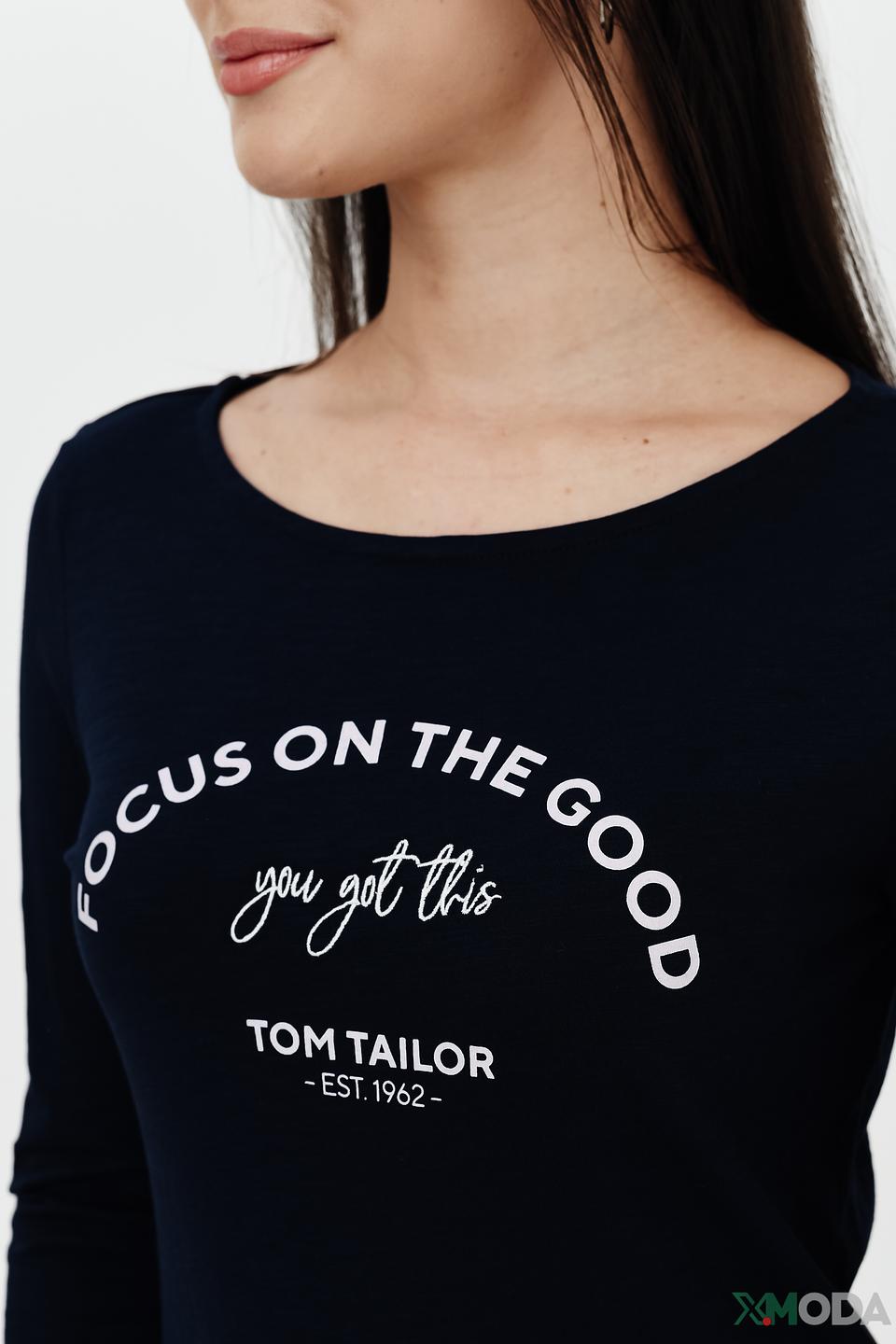 Лонгслив Tom Tailor с принтом