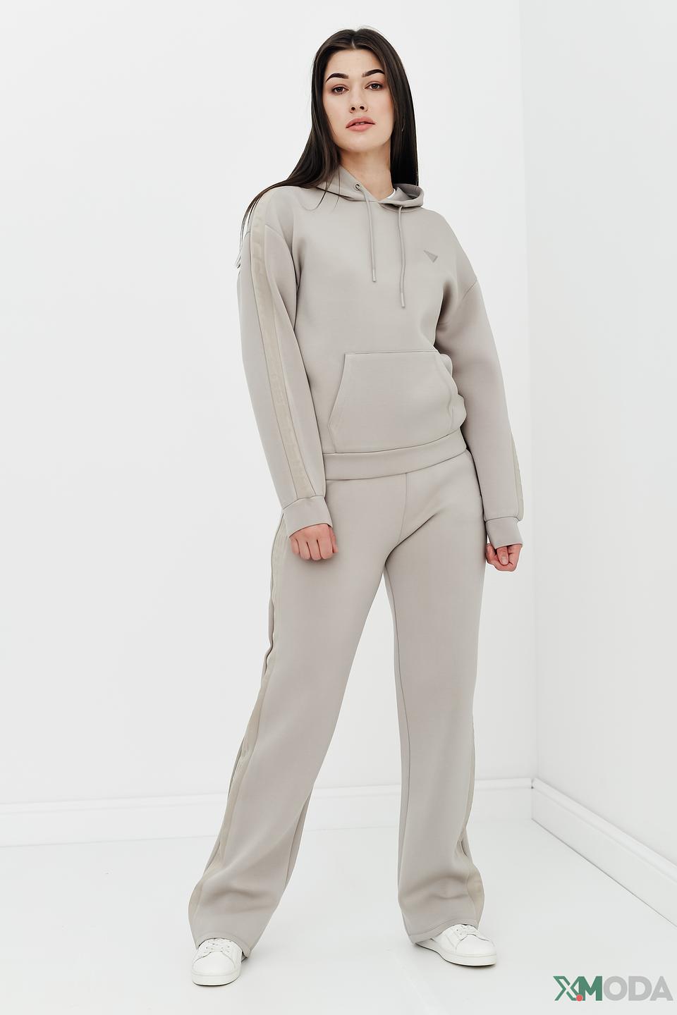 Толстовка Guess серая с логотипом