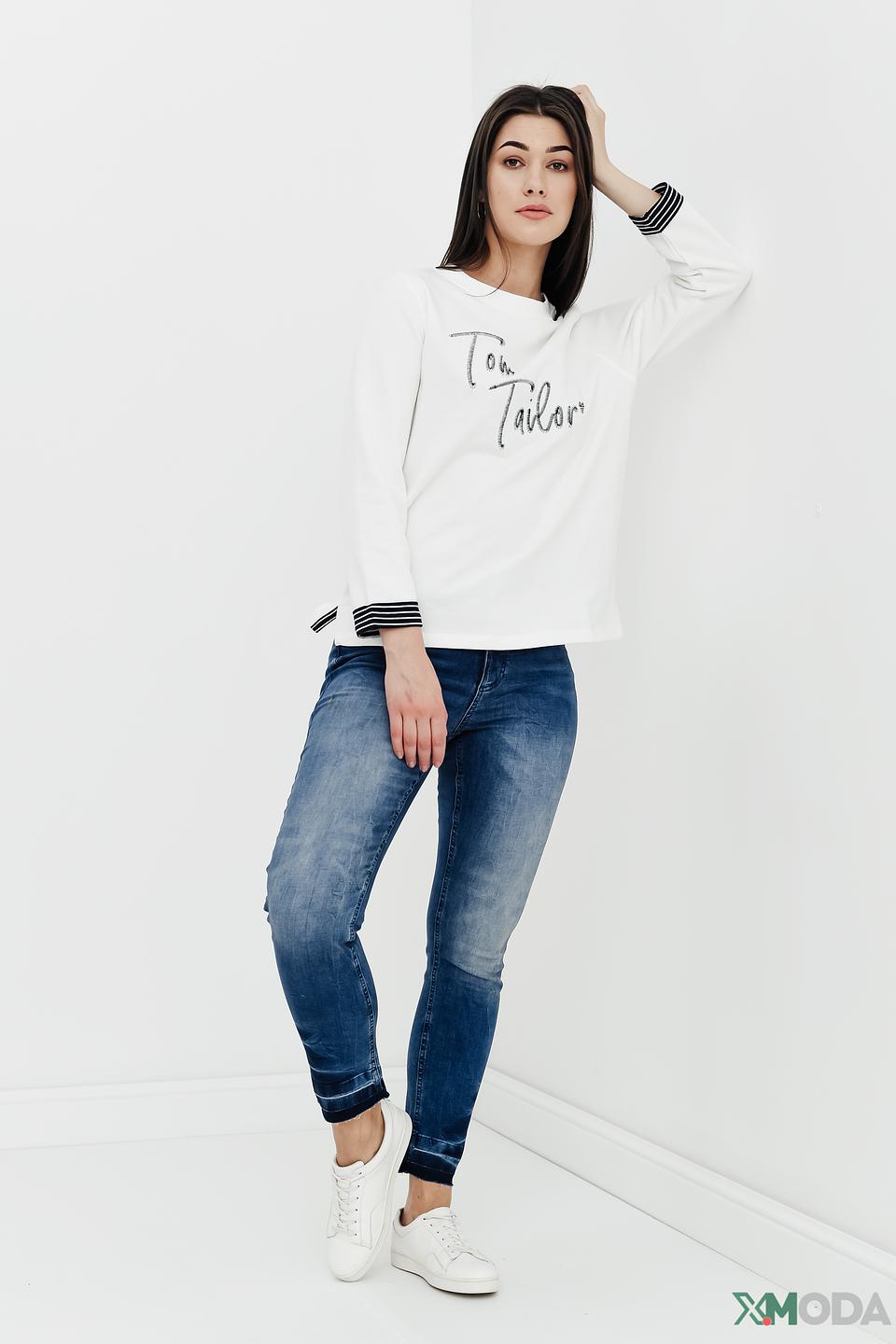 Джинсы Lecomte с потертостями