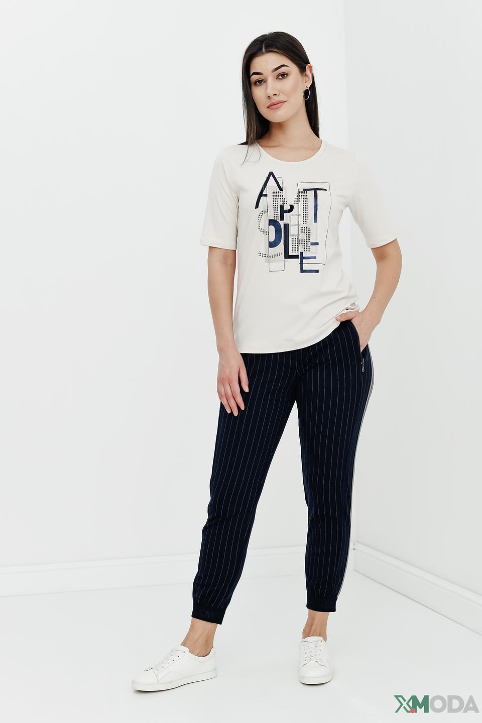 Брюки трикотажные Lecomte в полоску