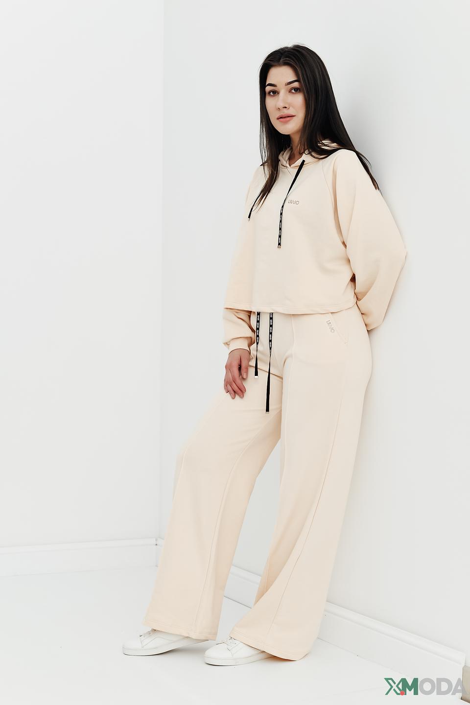 Джемпер Liu-Jo бежевый с капюшоном