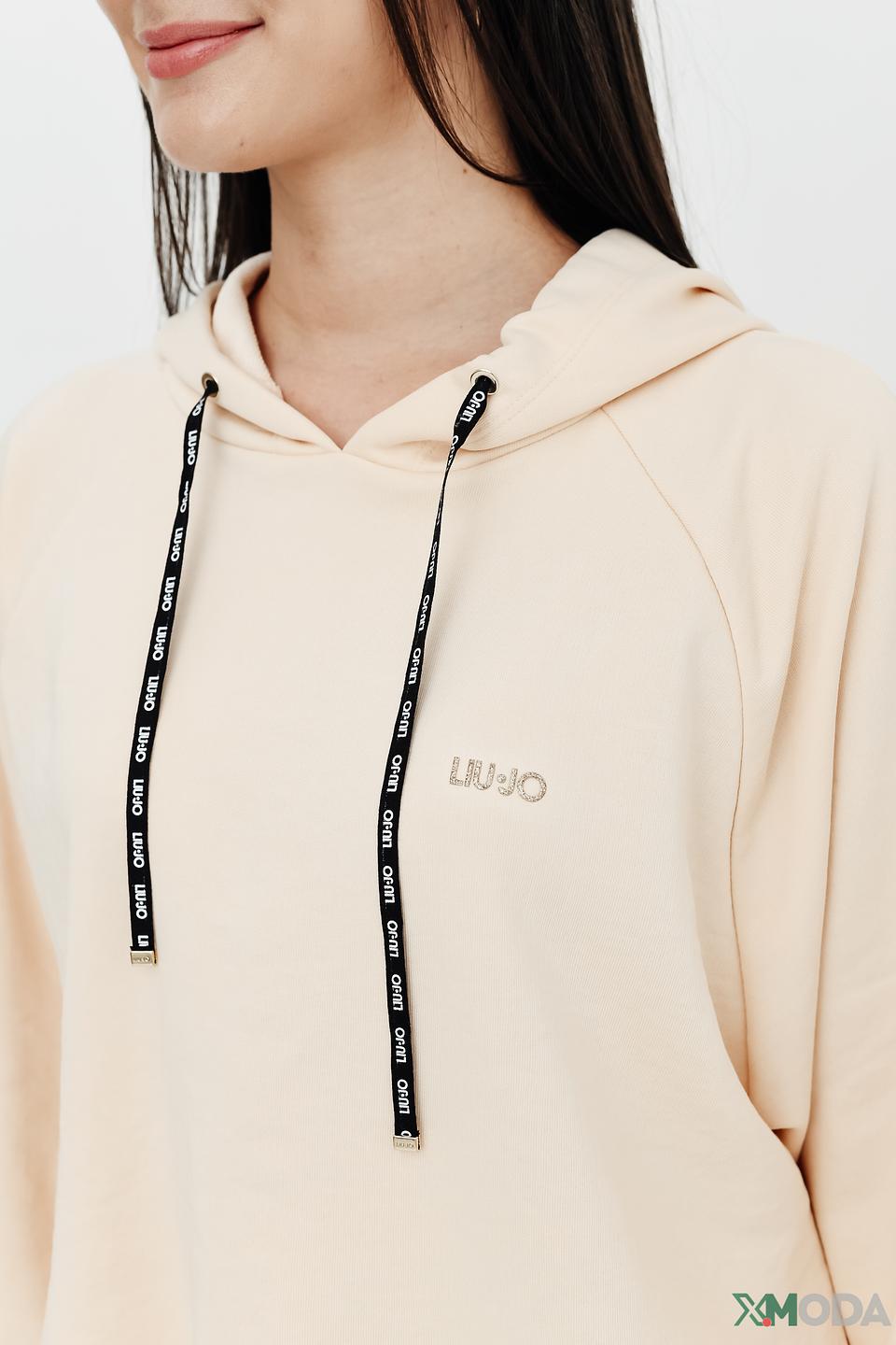 Джемпер Liu-Jo бежевый с капюшоном