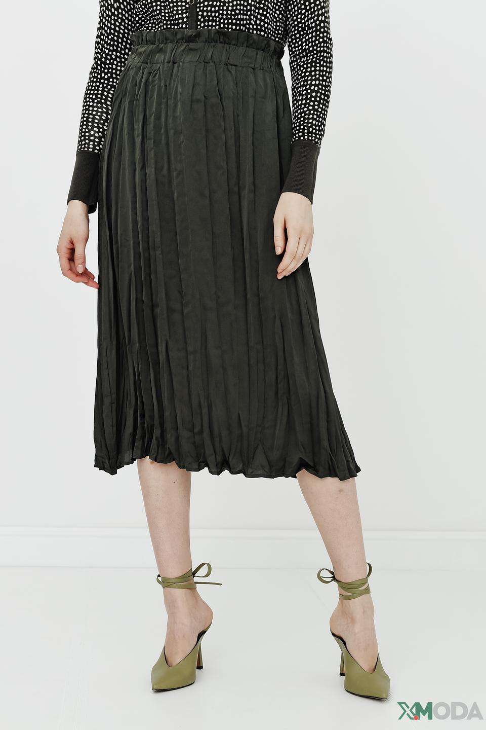 Юбка Betty Barclay плиссированная хаки