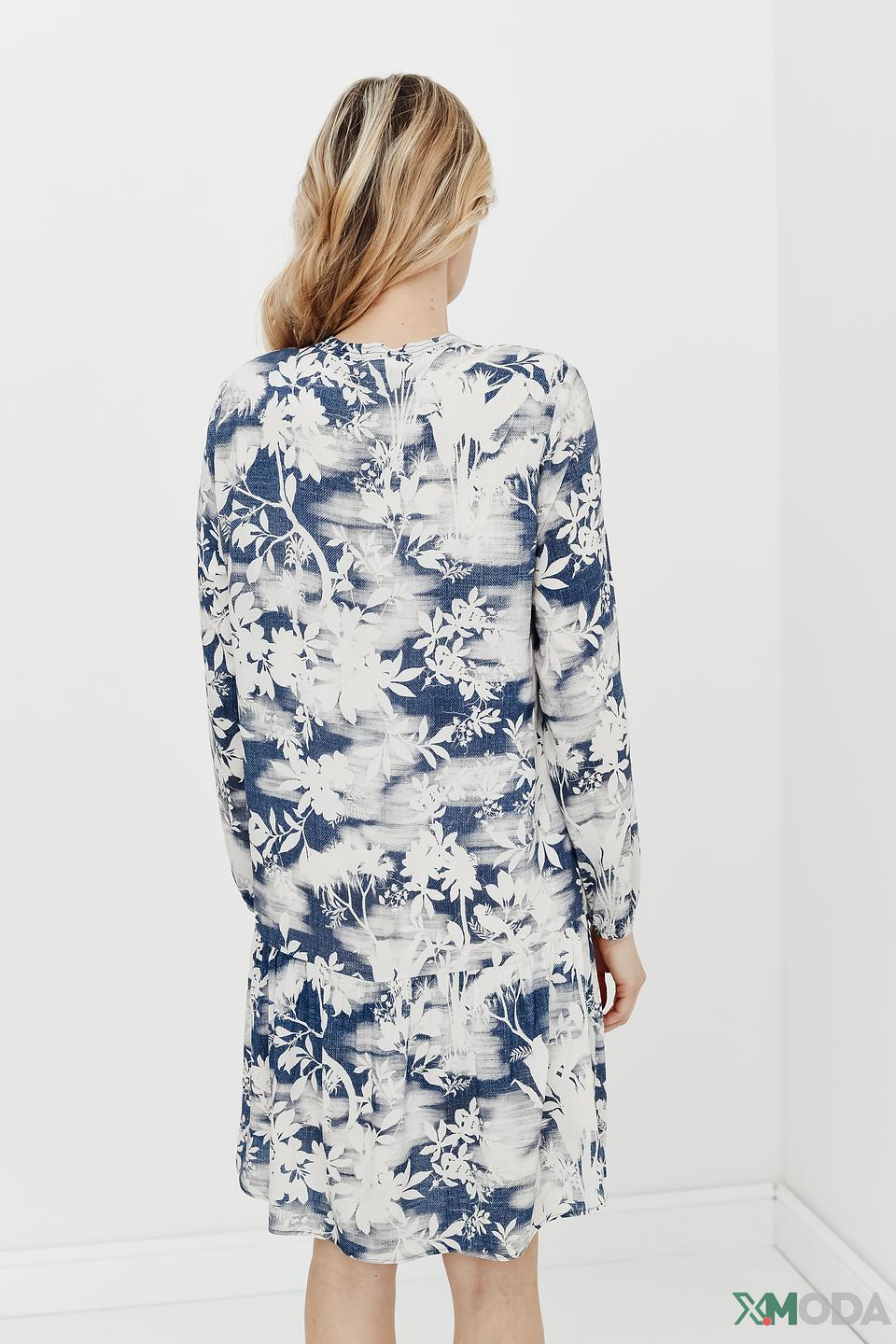 Платье Lecomte с цветочным принтом