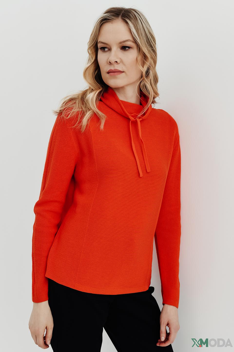 Пуловер Gerry Weber оранжевый с завязками