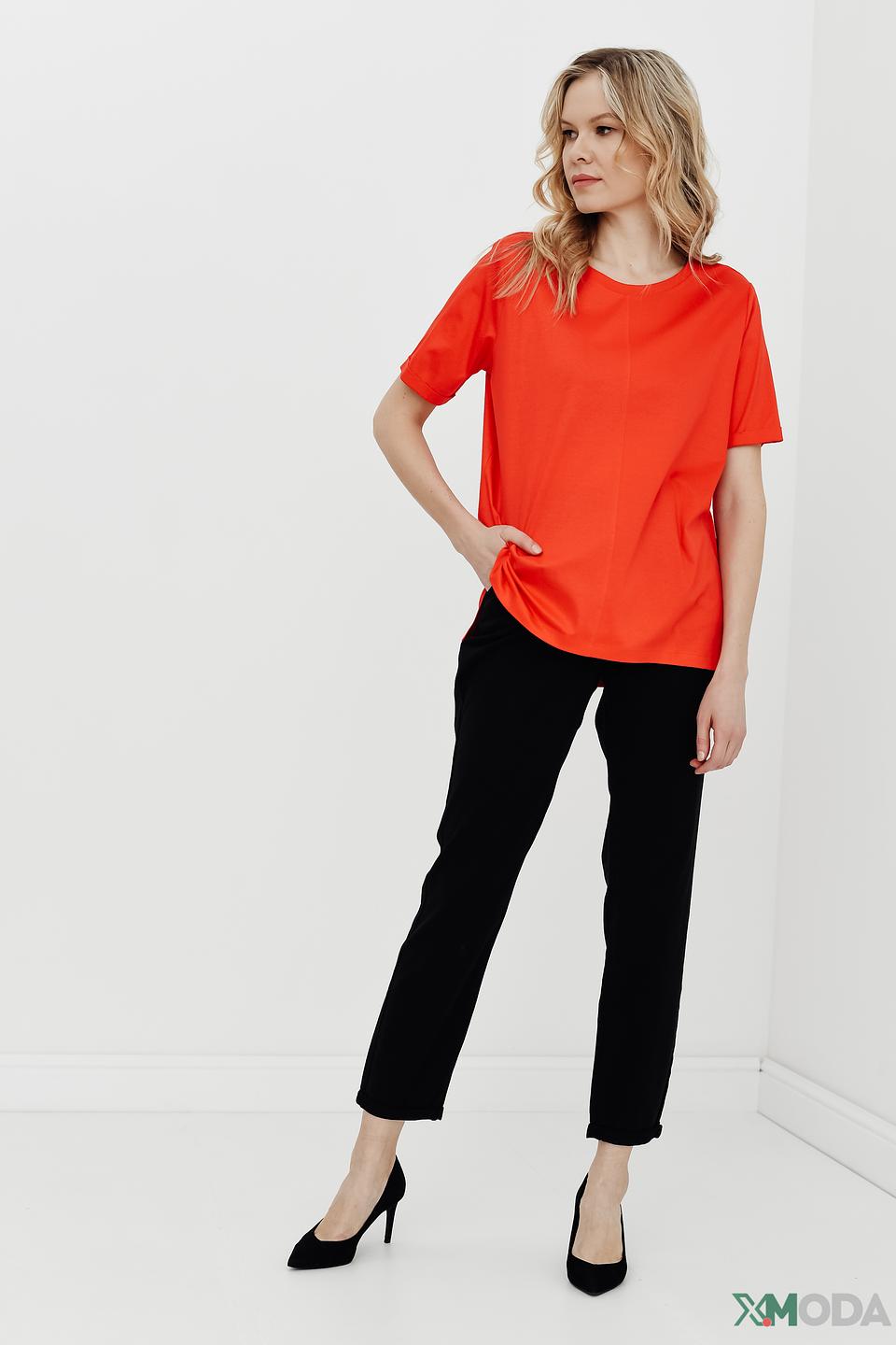 Футболка Luisa Cerano оранжевая