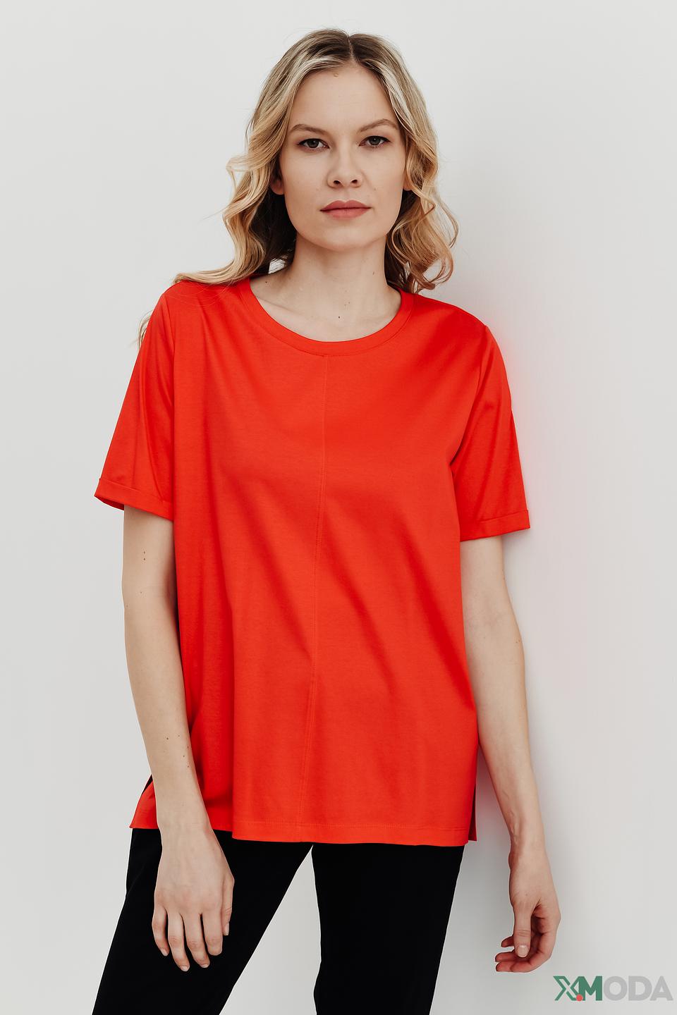 Футболка Luisa Cerano оранжевая