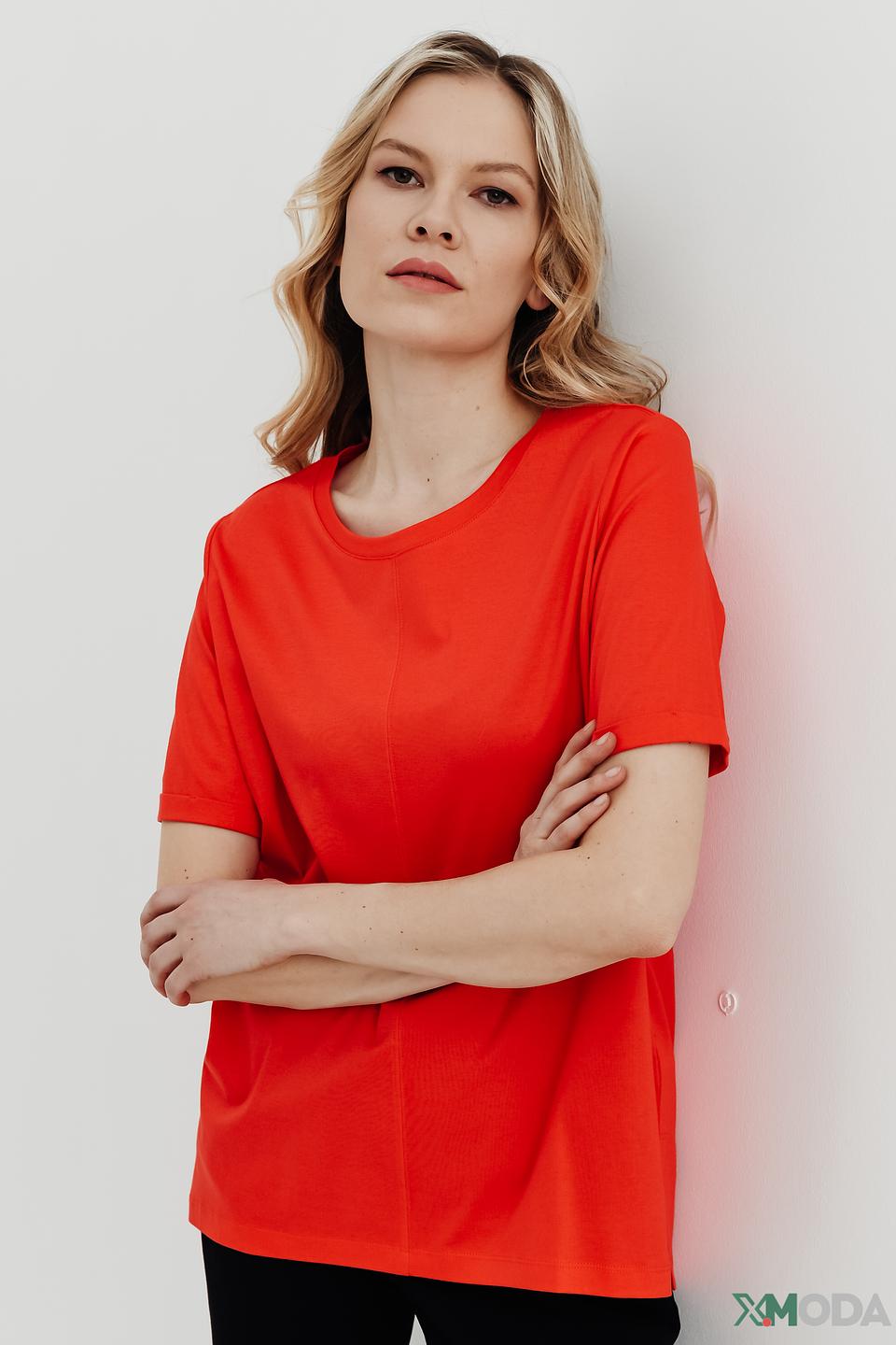 Футболка Luisa Cerano оранжевая