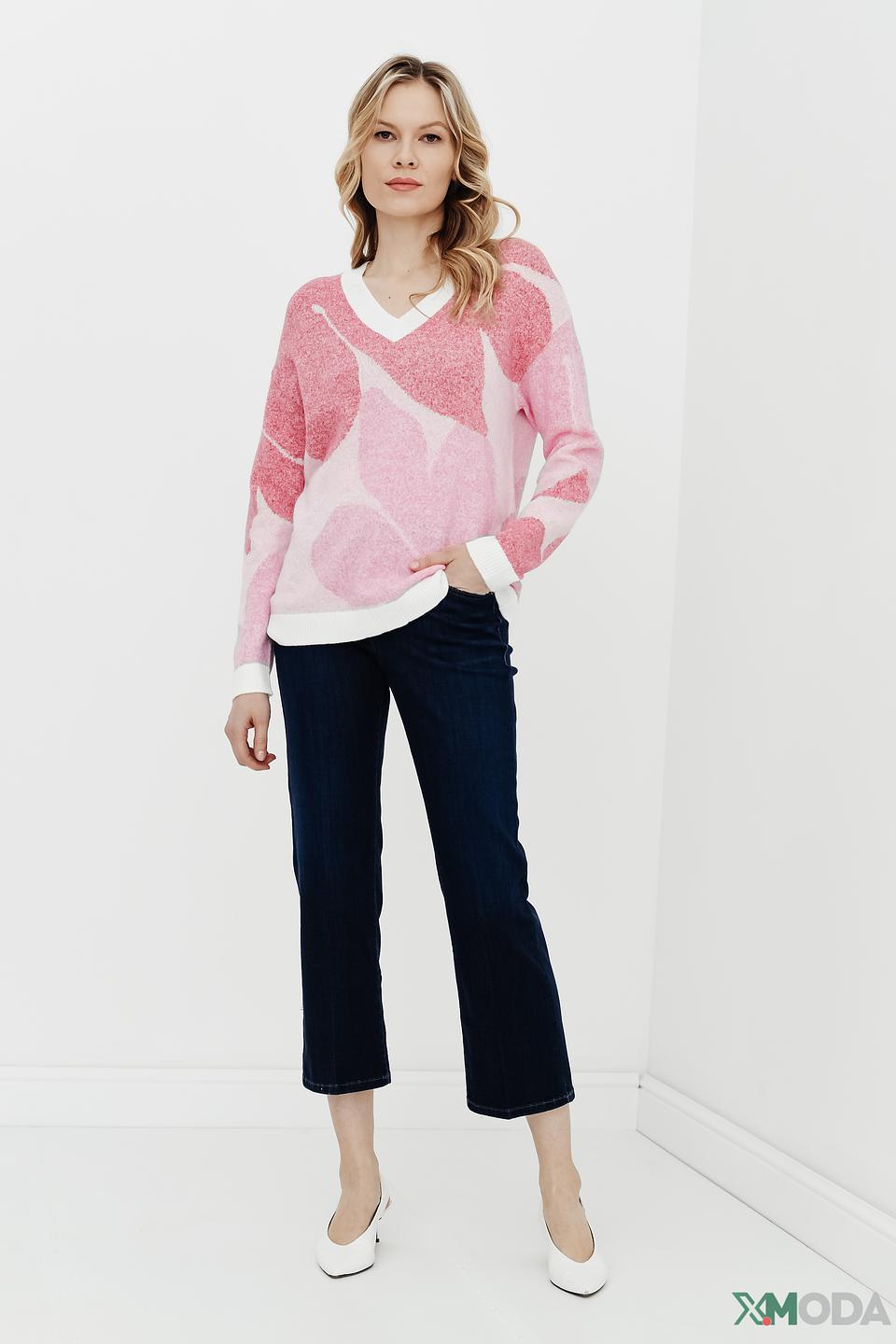 Джинсы Cambio прямые тёмно-синие