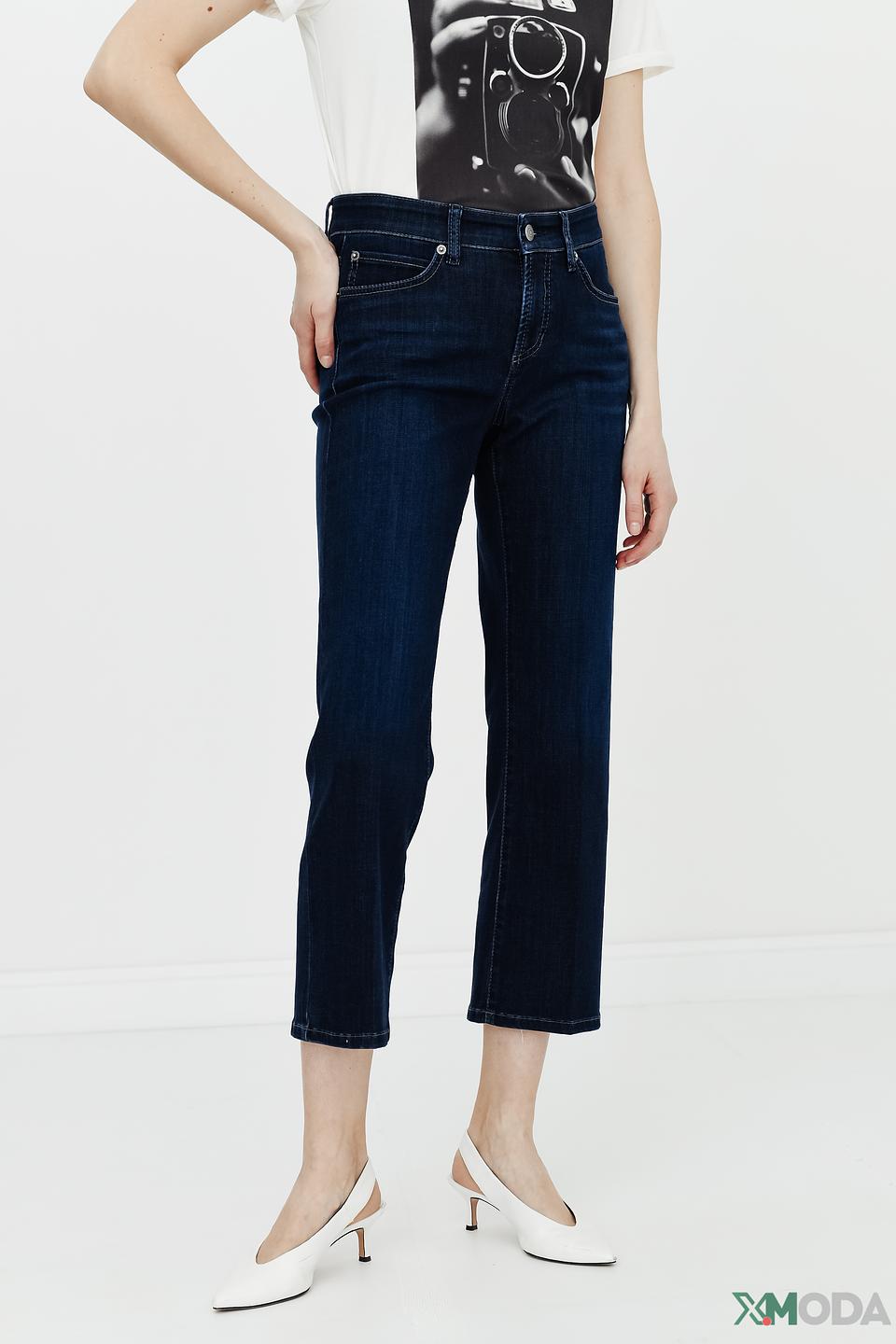 Джинсы Cambio прямые тёмно-синие