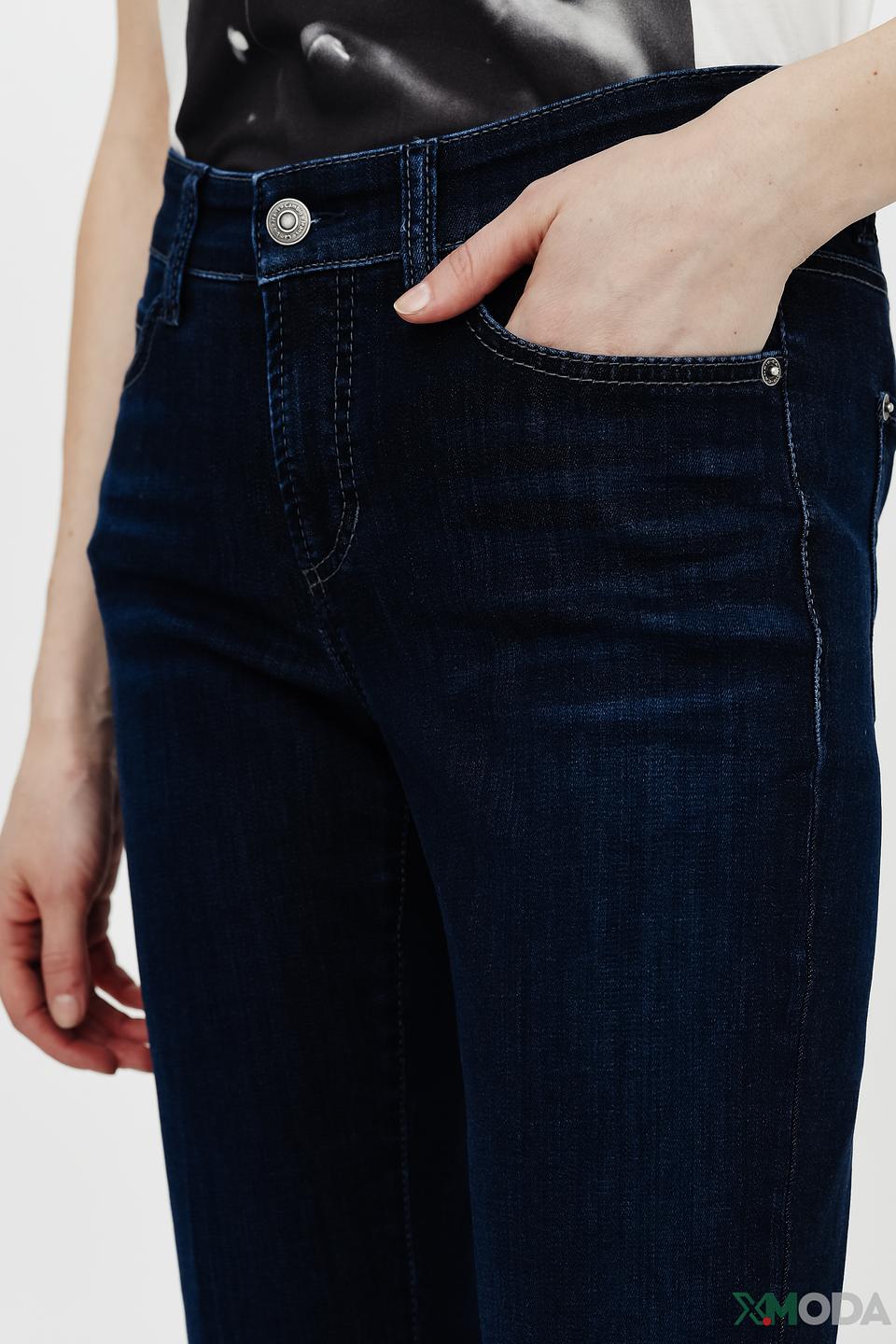 Джинсы Cambio прямые тёмно-синие